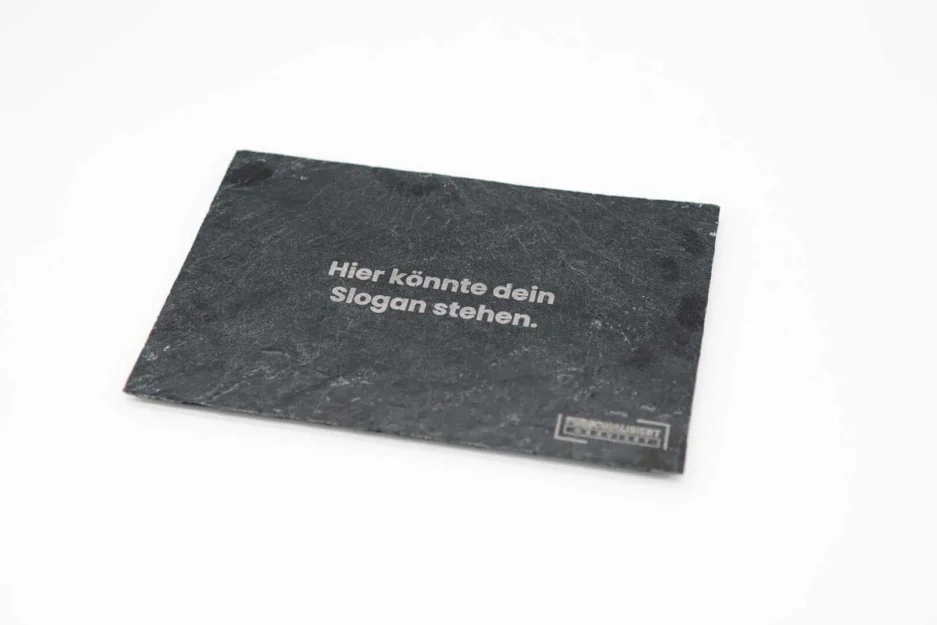 Schieferplatte rechteckig 7 Personalisiert Graviert